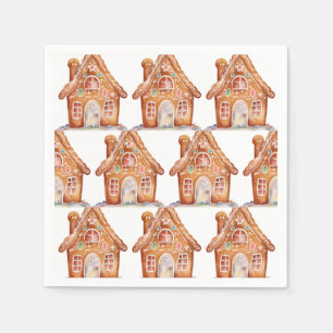 Gingerbread Wishes Napkin