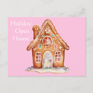 Gingerbread Wishes Postcard