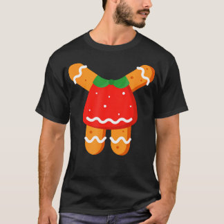 Gingerbread Women Girls Body Costume Halloween Or  T-Shirt