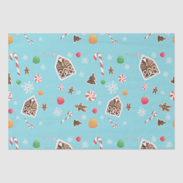Gingerbread Wrapping Paper (Front)