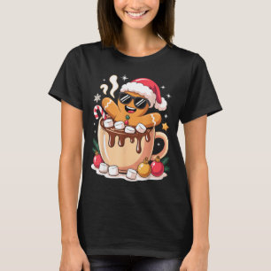 Gingerbreadman Christmas Cocoa Gingerbread Men Wom T-Shirt