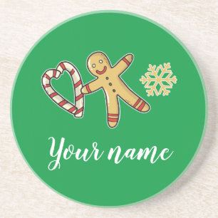 Gingerbreadman Love Coaster