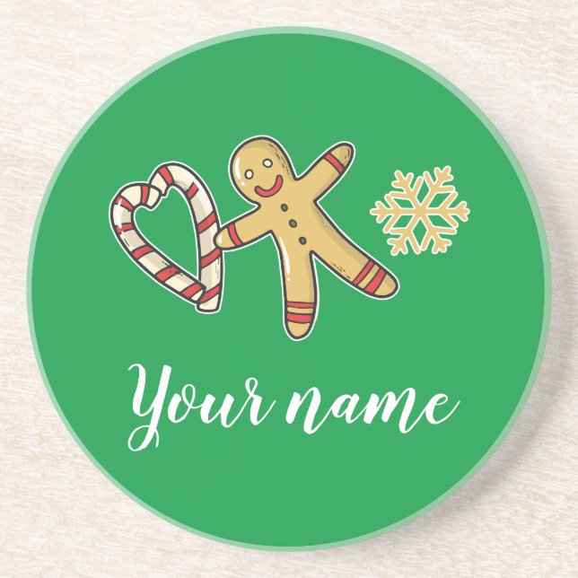 Gingerbreadman Love Coaster (Front)