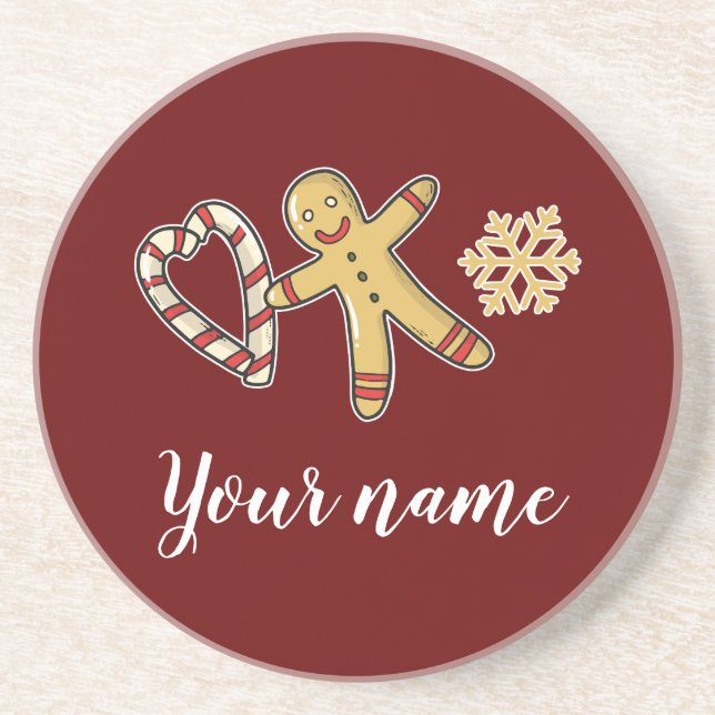 Gingerbreadman Love Coaster (Front)