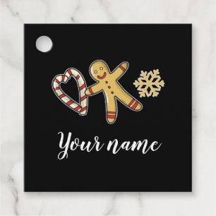 Gingerbreadman Love Favour Tags