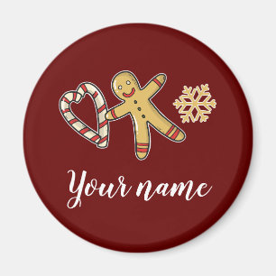 Gingerbreadman Love Magnet
