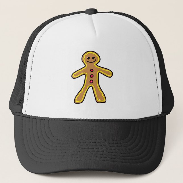 gingerbreadman trucker hat (Front)