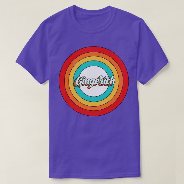 Gingerich Name Shirt Vintage Gingerich Circle (Design Front)