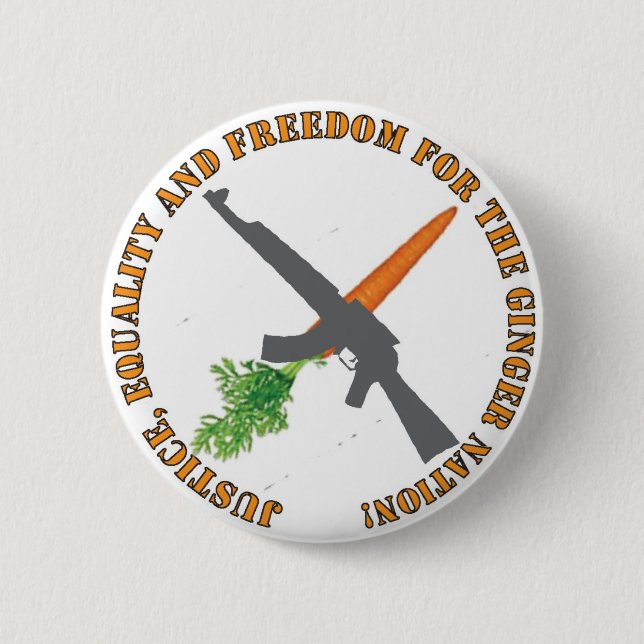 ¡Gingerista! 6 Cm Round Badge (Front)