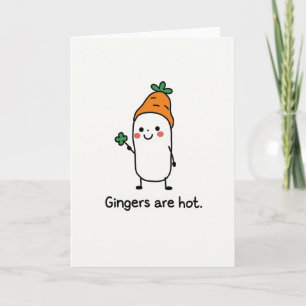 Gingers Are Hot Fun Card