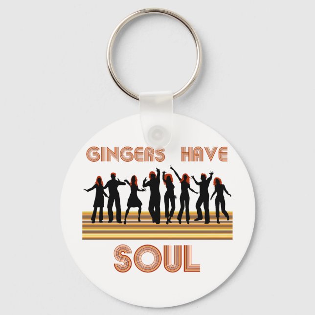 Gingers have Souls Train Key Ring (Front)