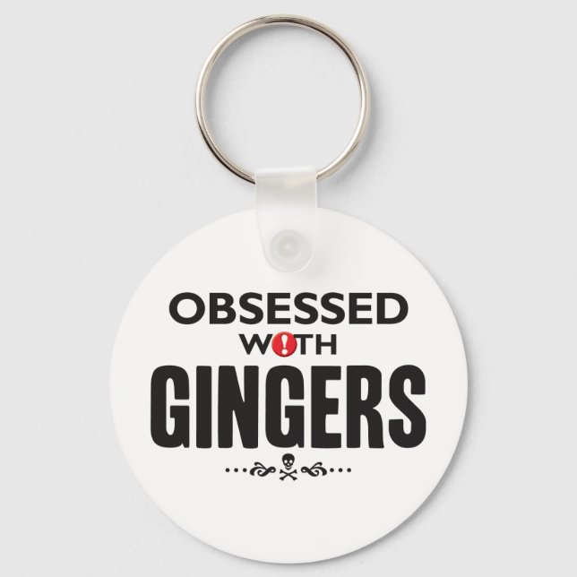 Gingers Obsessed Key Ring (Front)