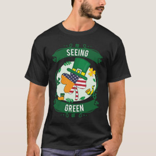 Gingers & Red Beard Freckles Irish Seeing Green T-Shirt