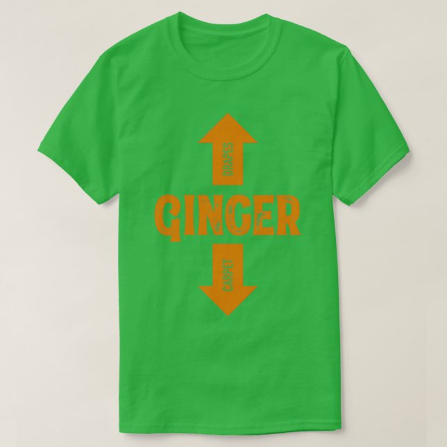 Gingers The Carpet Matches The Drapes T-Shirt (Design Front)
