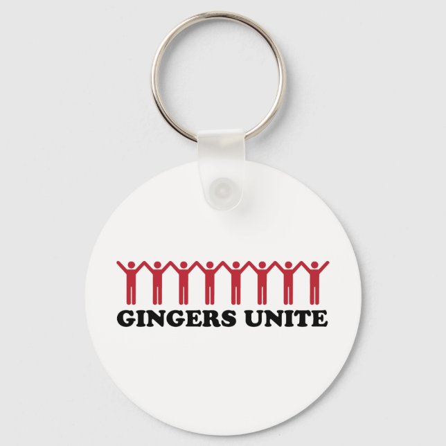Gingers Unite Key Ring (Front)