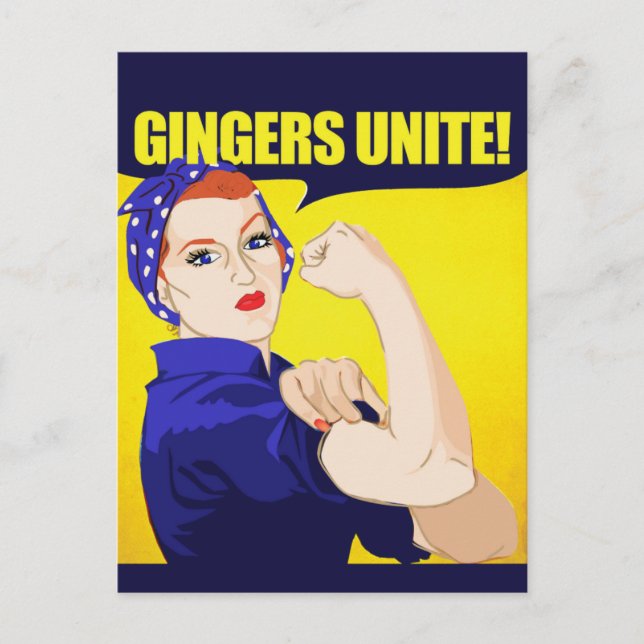 Gingers Unite Postcard (Front)