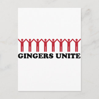 Gingers Unite Postcard