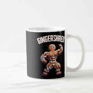 Gingershred Funny Gingerbread Man Gym Bodybuilding Coffee Mug