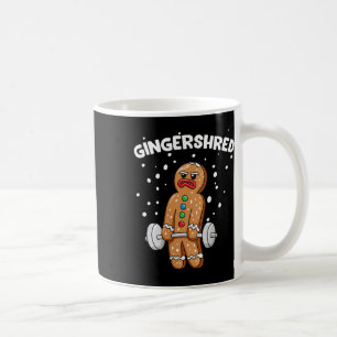 Gingershred Funny Gingerbread Man Gym Bodybuilding Coffee Mug