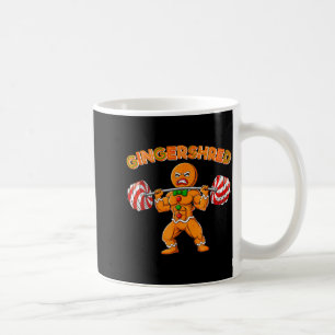 Gingershred Funny Gingerbread Man Gym Bodybuilding Coffee Mug
