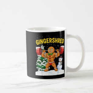 Gingershred Gingerbread Man Bodybuilding Christmas Coffee Mug
