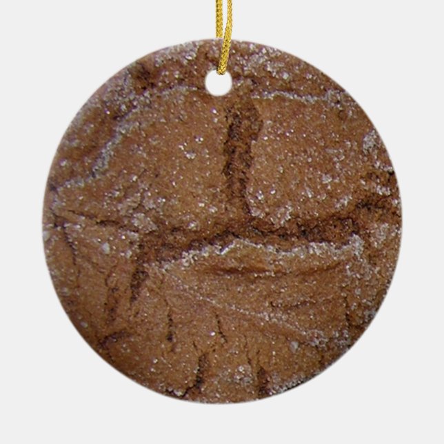 Gingersnap Cookie Ornament (Front)