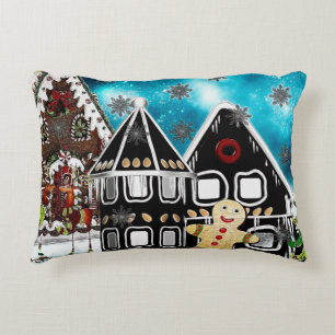 GingerVille Christmas Folk Art MIX Decorative Cushion