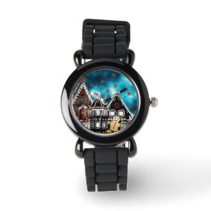 GingerVille Christmas Folk Art Watch