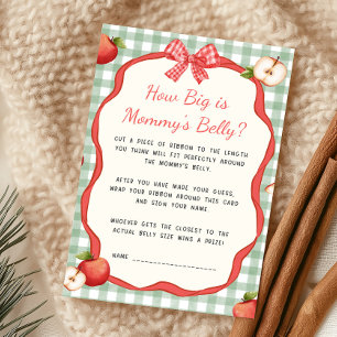 Gingham Apple of Our Eye How Big Is Mummy's Belly