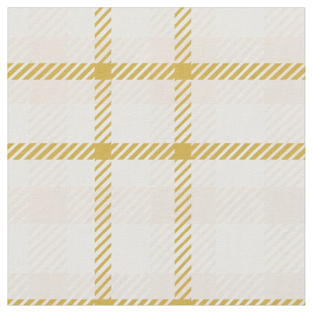 Gingham buffalo plaid neutral blush pink Easter Fabric (Close Up)