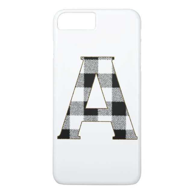Gingham Check A Case-Mate iPhone Case (Back)