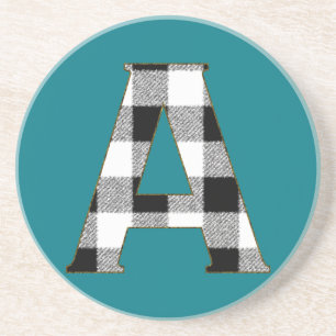 Gingham Check A Coaster
