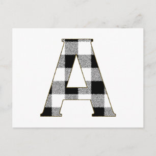 Gingham Check A Postcard