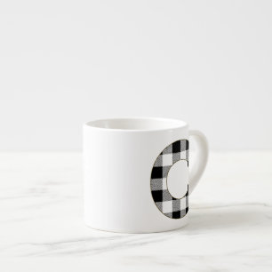 Gingham Check C Espresso Cup