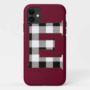Gingham Check E iPhone 11 Case