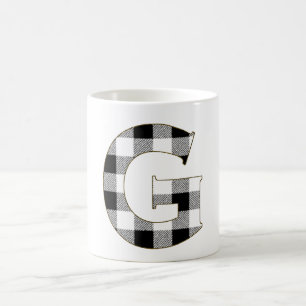 Gingham Check G Coffee Mug