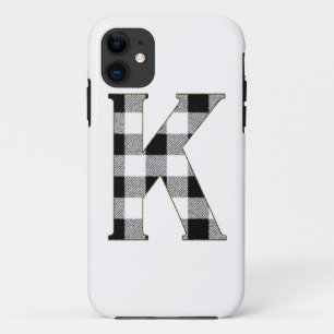 Gingham Check K iPhone 11 Case