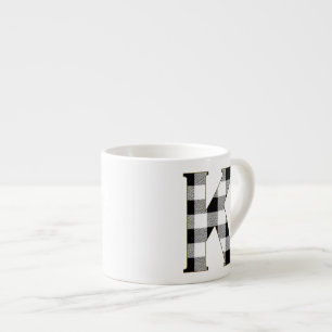 Gingham Check K Espresso Cup