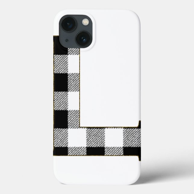 Gingham Check L Case-Mate iPhone Case (Back)