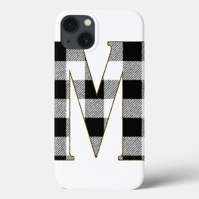 Gingham Check M Case-Mate iPhone Case (Back)
