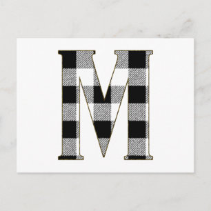 Gingham Check M Postcard