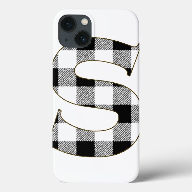 Gingham Check S Case-Mate iPhone Case (Back)
