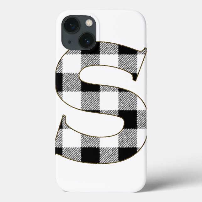 Gingham Check S Case-Mate iPhone Case (Back)