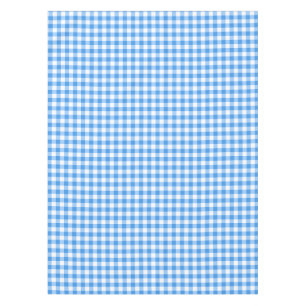 Gingham Check Tablecloth Blue And White Checks
