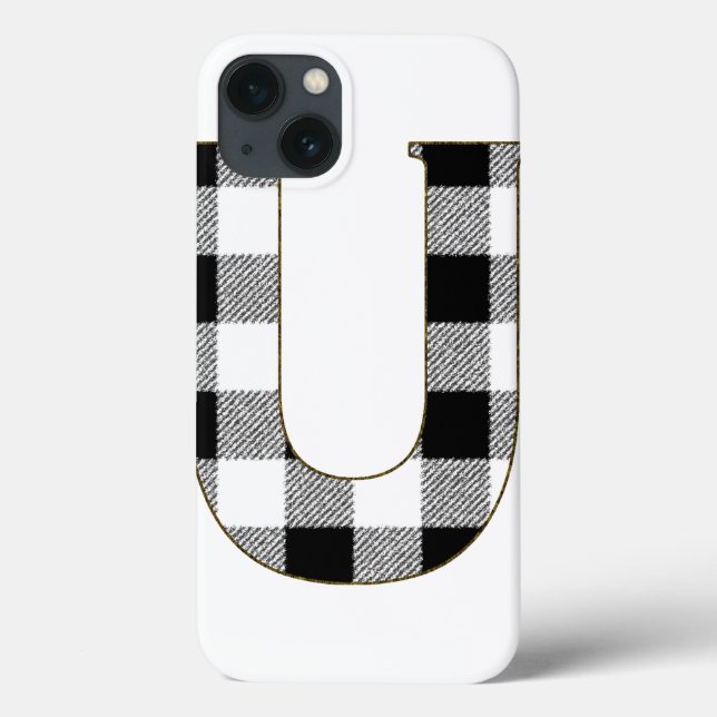 Gingham Check U Case-Mate iPhone Case (Back)