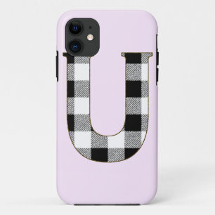 Gingham Check U iPhone 11 Case