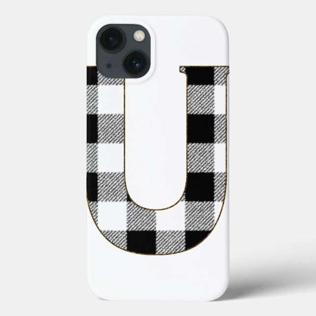 Gingham Check U Case-Mate iPhone Case (Back)