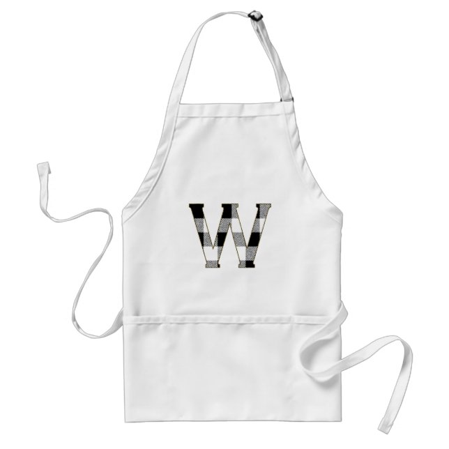 Gingham Check W Standard Apron (Front)