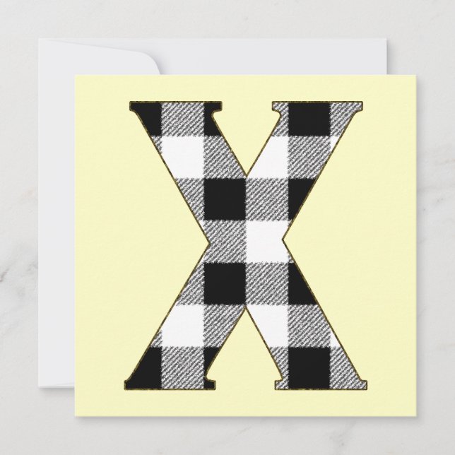 Gingham Check X (Front)