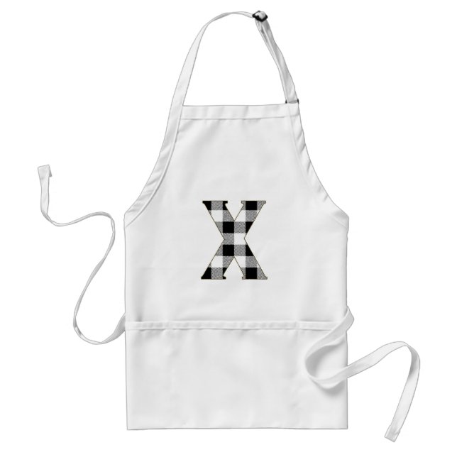 Gingham Check X Standard Apron (Front)